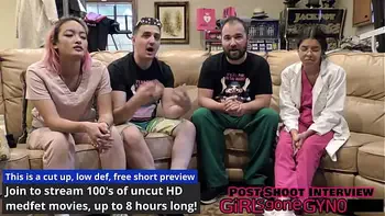 Channy Crossfire Gets 2022 Checkup From Male Doctor Canada At GirlsGoneGyno Reup