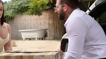 Flirtacious Teen Lea Guerlin Bends Over For Doggystyle Fuck From New Neighbour GP2888