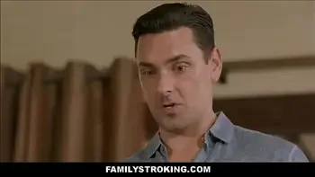 FamilyStroking - Petite Blonde Stepdaughter Scout Shows Stepdad And Stepbrother How She Makes Income - Athena Fleurs