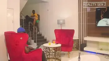 African wife squirts for big black cock step son in hardcore sex