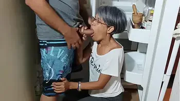 I enjoy when my husband is away and I behave like a big whore with my stepson.