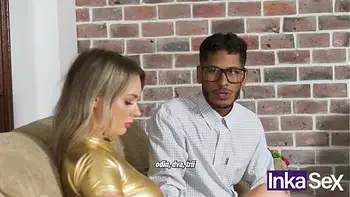 Profesora milf rusa reprende a joven negro de verga grande para que se la folle duro por el ano