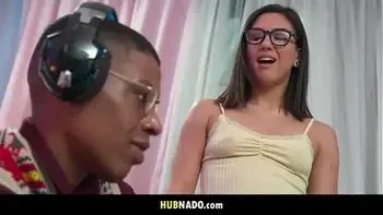 French Babe Lena Coxx Squirts on Boyfriend's Video Game Obsession