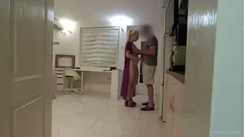 Cute delivery guy came back with flowers and I gave him a blowjob.