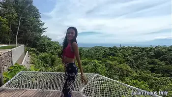 Picked up Asian teen from the gym easily POV