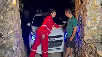 PREGNANT MECHANIC RECEIVES SAUSAGE IN EXCHANGE FOR HER PAYME - part 1