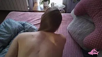 Step sister wanted a hot massage without panties