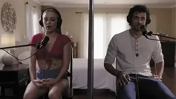 PETITE BLONDE BEAUTY Anna Claire Clouds Takes on Alex Jones' BIG COCK