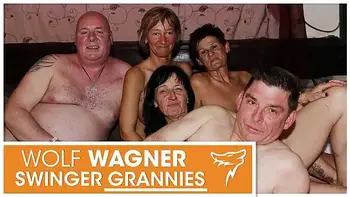 YUCK! Ugly old swingers! Grannies & grandpas have themselves a naughty fuck fest! WolfWagner.com