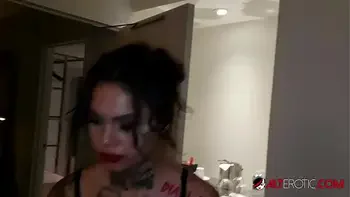 Genevieve Sinn fucked after getting a face tattoo