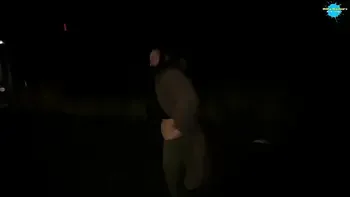 Street Girl flashing