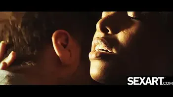 Sexy Black model gives a hot blowjob and fucks energetically