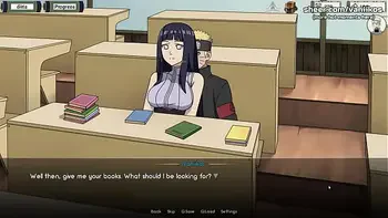 Naruto: Kunoichi Trainer | Big Tits Teen Hinata Hyuga Blowjob And Public Anal Sex With Naruto In Classroom | Naruto Anime Hentai Porn Game | Part #4