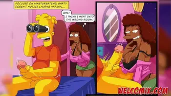 Fucking the hot neighbor! The neighbor's love - The Simptoons