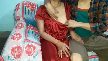 Indian wife night with nighty