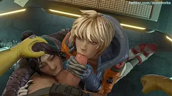 Wraith & Wattson Blowjob (By: Dzooworks)