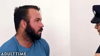 Caught Fapping - Officer Natalia Starr Caught Him With his Cock Out