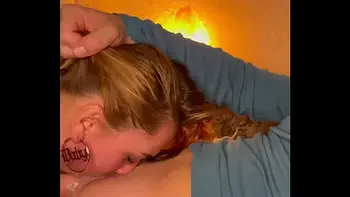 Closeup wet sloppy Facefuck BEST BLOWJOB EVER