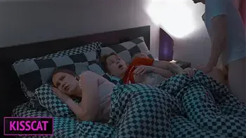 S3E6: Step mom Shares bed with new Wife and Step daughter while Step son fuck them till cum inside