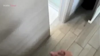 My Neighbor Catches Me Jerking Off and Decides to Take It in Her Mouth