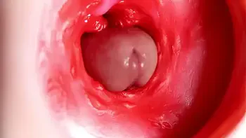 This beautiful pussy is pulsating and squeezing my cock! Camera inside the hole!