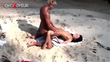 Beach Voyeur. Romantic beach date ended with passionate sex. Super Hot!