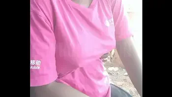 UP SKIRT... playing with an African teen slut I met at the park public making out