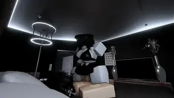 Fucking with my busty goth friend in roblox