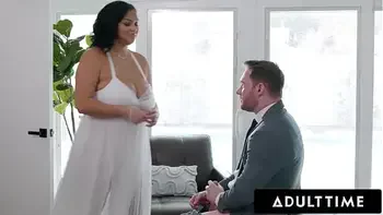 ADULT TIME - Big Naturals Bride Ashlyn Peaks Bounces On Best Man's Cock To Calm His Nerves!
