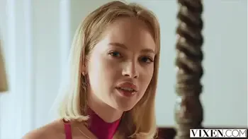 VIXEN Gorgeous Spy Bella Spark Seduces Milan Cheek In Hot Threesome