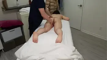 I fucked shy Japanese girl with perfect body who came again for my special massage!