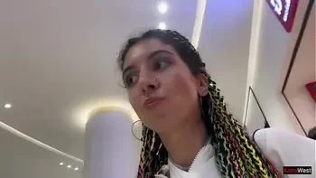 Crazy Cumwalk in Public Shopping Mall Blowjob in Public Toilet