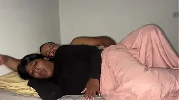 stepfather accidentally mistakes his stepdaughter for his wife, fucking her and leaving her pussy open and filled with a lot of creampie