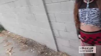 Tiny Goth Girl Holly Hendrix's Pushes A Huge Cock Up Her Ass