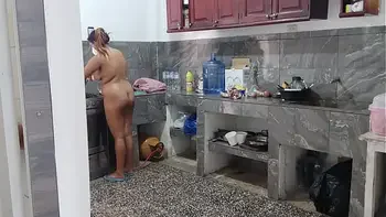 stepdaughter naked, stepfather at home