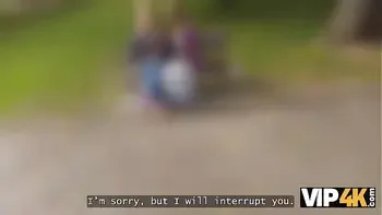 VIP4K. Naughty blonde lesbian didn’t see a problem to fuck on a job interview in front of her girlfriend