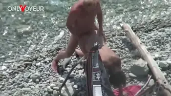 Beach Voyeur. Slut wife gives head and gets fucked in public