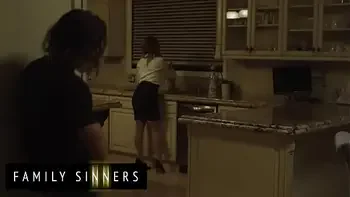 FAMILY SINNERS - Playful MILF Uses Her Big Round Tits To Fuck Her Son-In-Law's Dick And Shoot His Hot Load