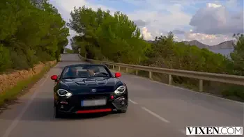 VIXEN This couple's first stop on vacation was wild sex