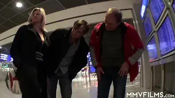 Mature wife gets her pierced pussy double dicked