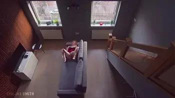 Roommate Caught Me Masturbating And I Continue As He Watch