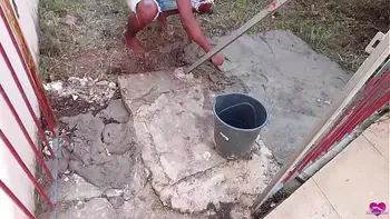 0% pussy - Paying the handyman with my ass and squirt from ass fuck