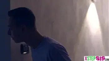 European stepsister and petite BFF threesome with horny stepbrother