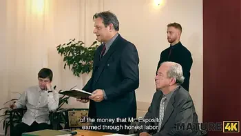 MATURE4K. Mature woman with big tits cheated on her husband and ended up in court