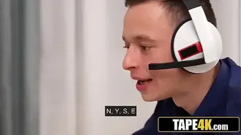 Sneaky Brunette Beauty Cheating on Her Boyfriend with His Wealthy Dad