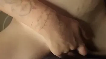 18 year old stepsis milking my cock while finger fucking her pussy