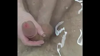 Bath Handjob Ended With HOT Underwater Cumshot!