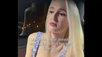 Fucked Busty Sexy Blonde In A Car and Came On Her Face