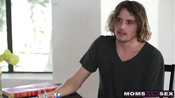 Busty Hot Milf Nina Elle Seduces Mila Jades Tutor Turns Threesome into Dick Riding Lessons