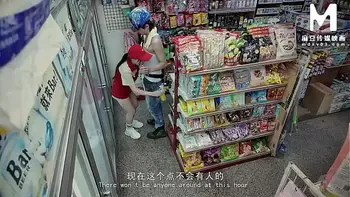 ModelMedia Asia - Promiscuous Mart - Sex at work with the clerk